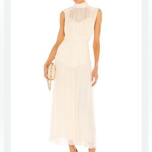 Shona Joy Clemence High Neck Midi Dress